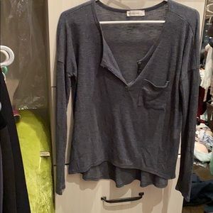 abercrombie and fitch navy long sleeve